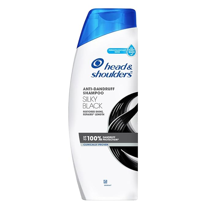 Head & Shoulders , Anti Dandruff Shampoo, Silky Black, 340 ML